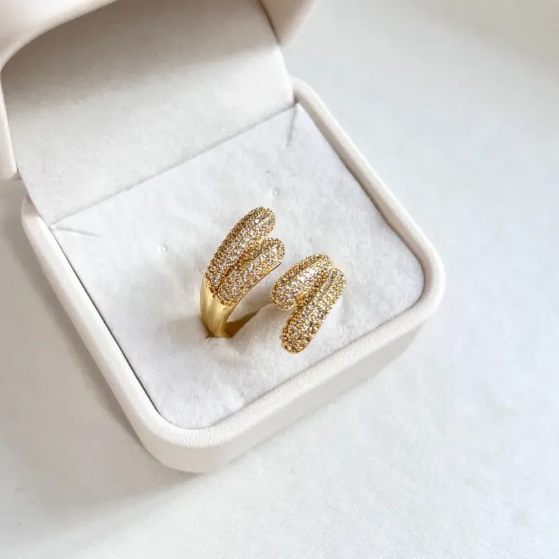 ANEL AJUSTÁVEL CRAVEJADO MICRO ZIRCONIA