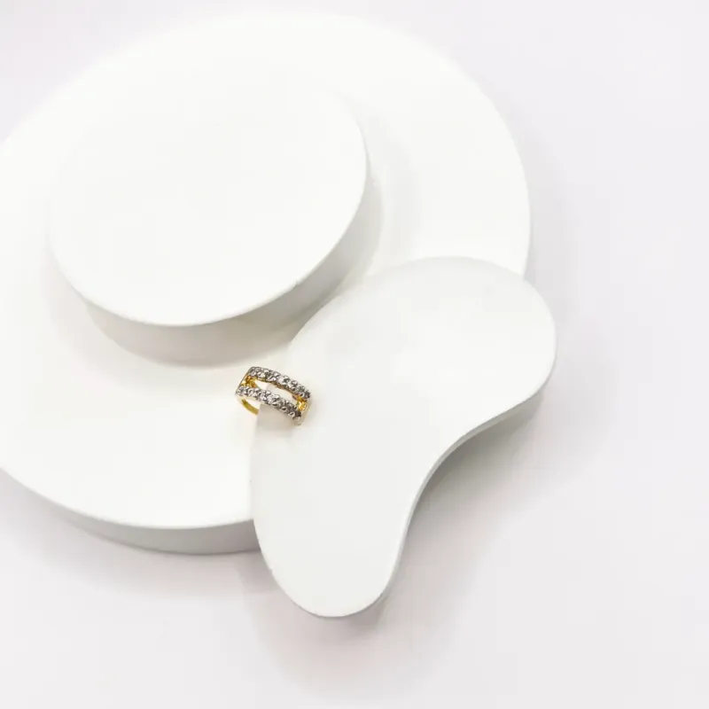 PIERCING FAKE DUPLO MICRO ZIRCONIA