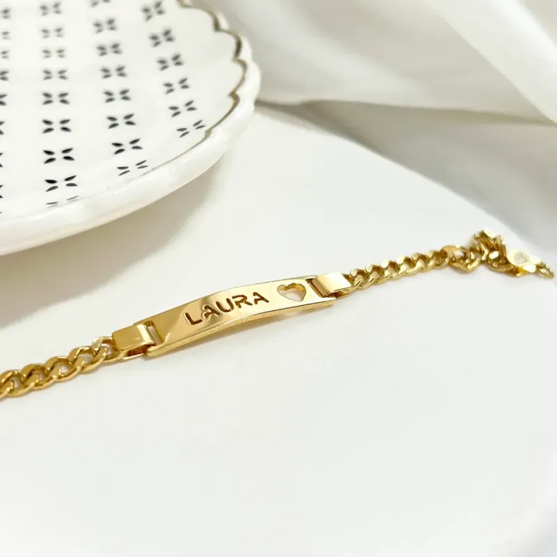 PULSEIRA INFANTIL PERSONALIZADA BL0986 LAURA