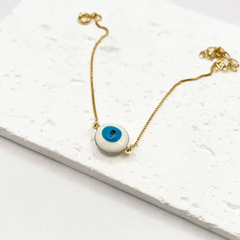 PULSEIRA VENEZIANA COM OLHO GREGO