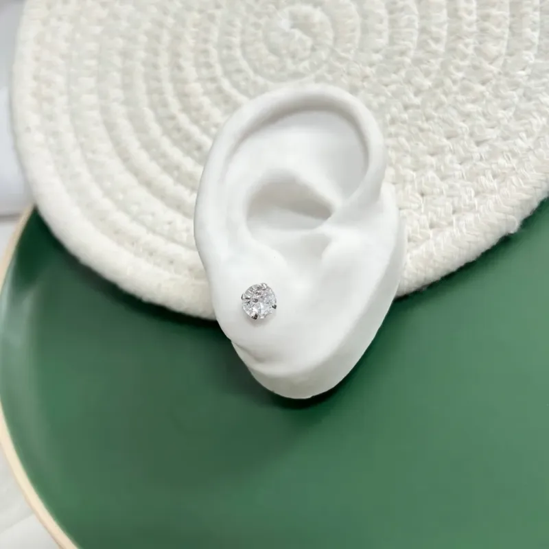 BRINCO PONTO DE LUZ ZIRCONIA 7MM