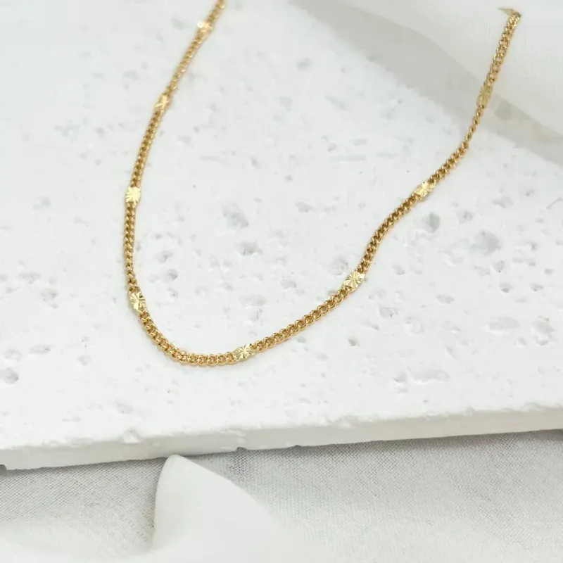 COLAR CHOKER FINA COM DETALHES 35CM+5CM EXTENSOR