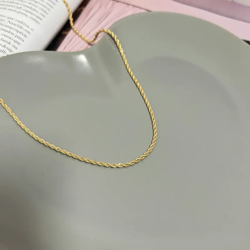 COLAR CORDÃO BAIANO 2MM - 45CM