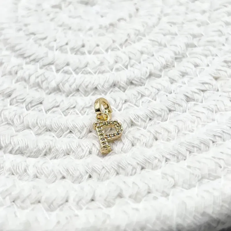 PINGENTE (CHARMS) LETRA 1CM P