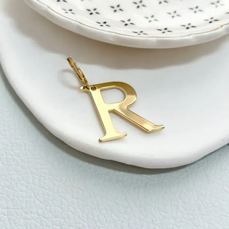 PINGENTE LETRA 2,5CM - R