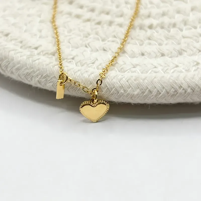 PULSEIRA LETRINHA COM CORAÇÃO CHAPA - I