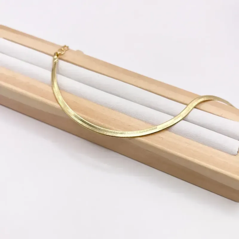 PULSEIRA FITA ITALIANA 3MM COM EXTENSOR