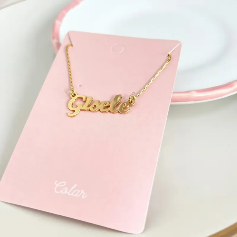 COLAR NOME FONTE 14  - GISELE