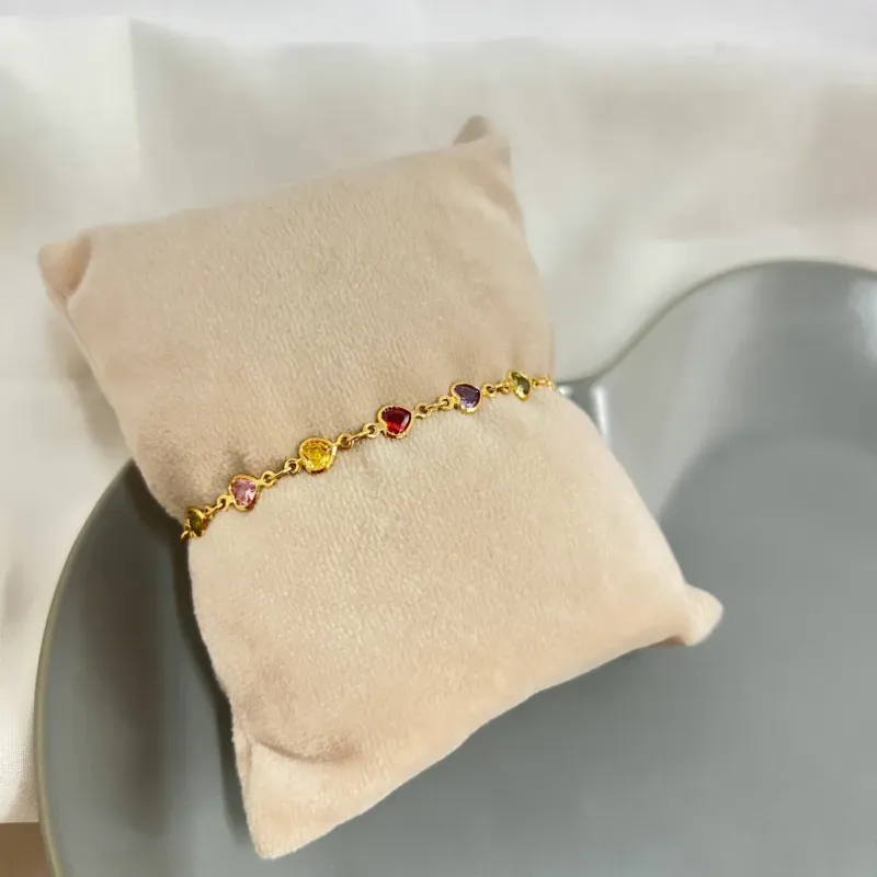 PULSEIRA CORAÇÕES COLORIDOS