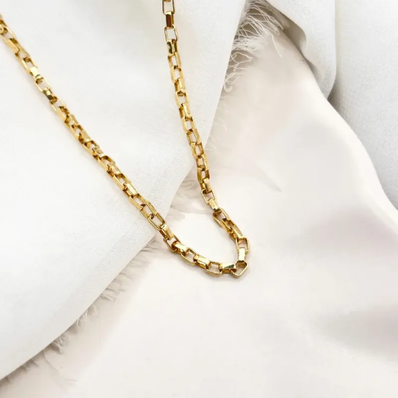 COLAR CARTIER QUADRADO 2,5MM 50CM