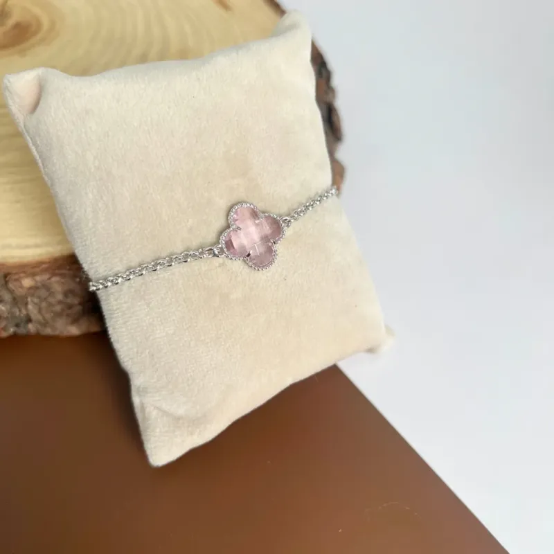PULSEIRA TREVO ROSA