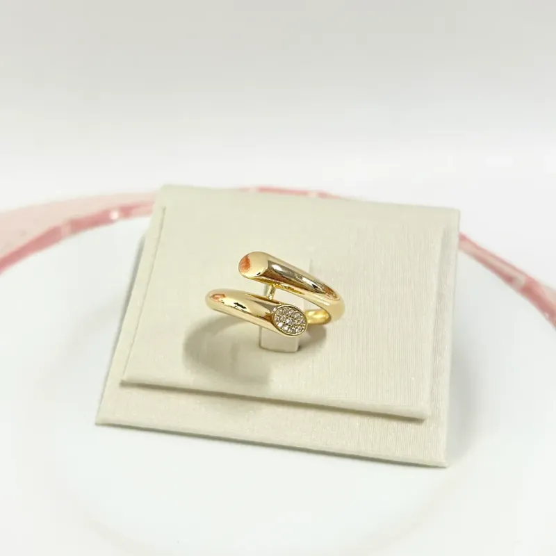 ANEL TUBO COM MICRO ZIRCONIA