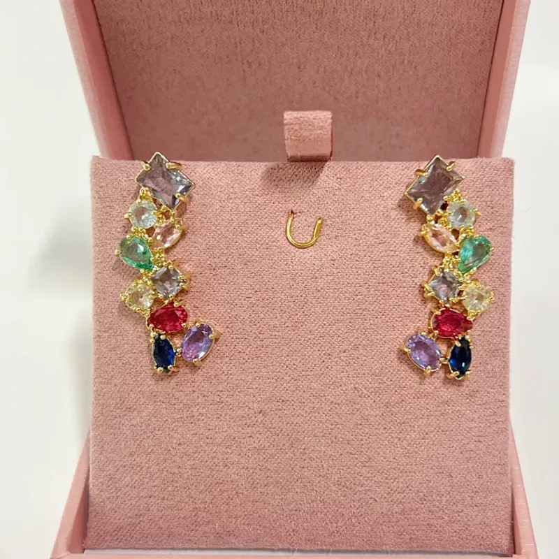 BRINCO EAR CUFF PEDRARIA