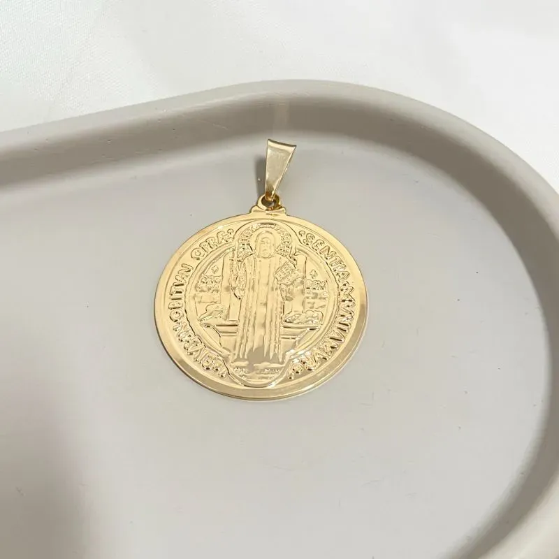 PINGENTE MEDALHA 3,5CM SÃO BENTO