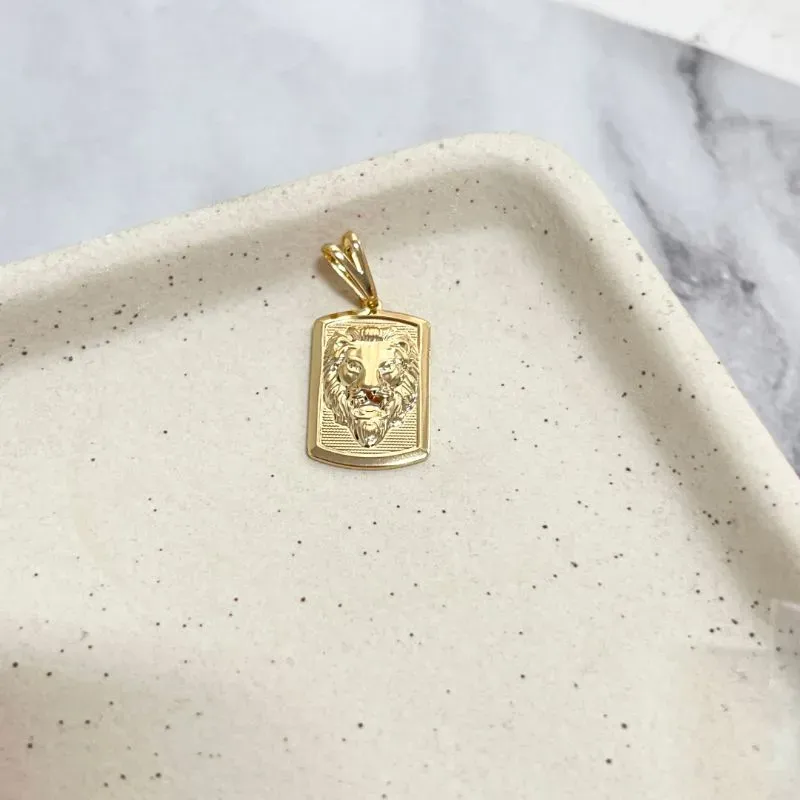 PINGENTE MEDALHA LEÃO