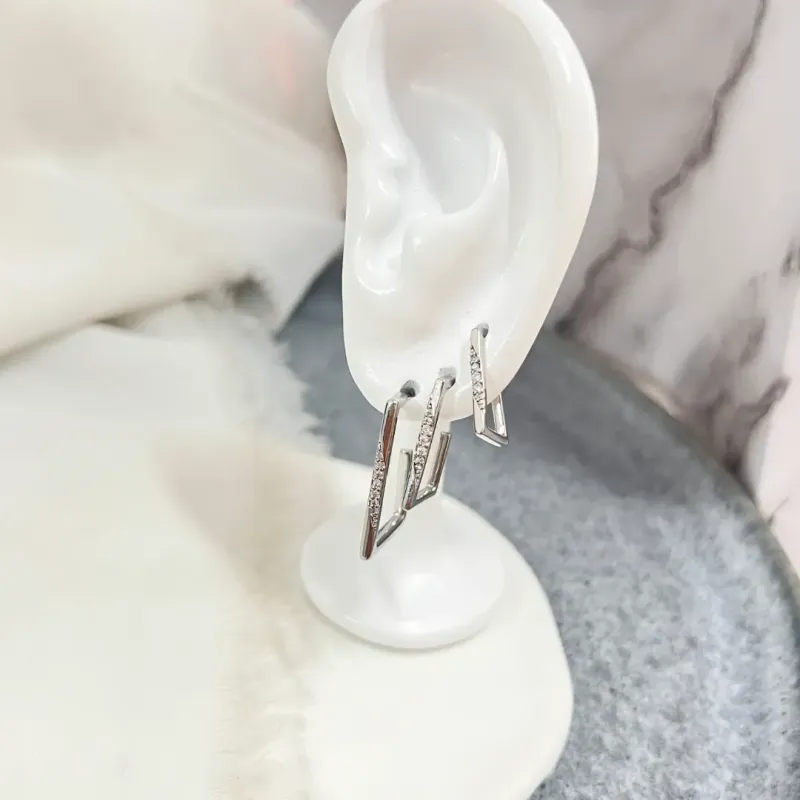 TRIO ARGOLA FIO QUADRADO COM MICRO ZIRCONIAS