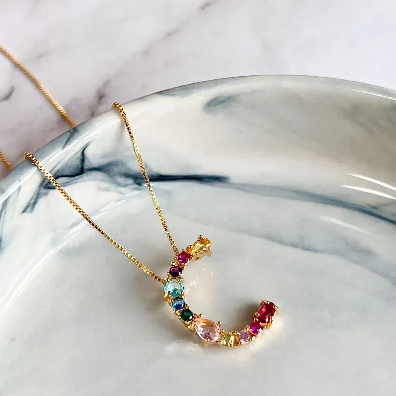 COLAR LETRAS COLORIDAS - C