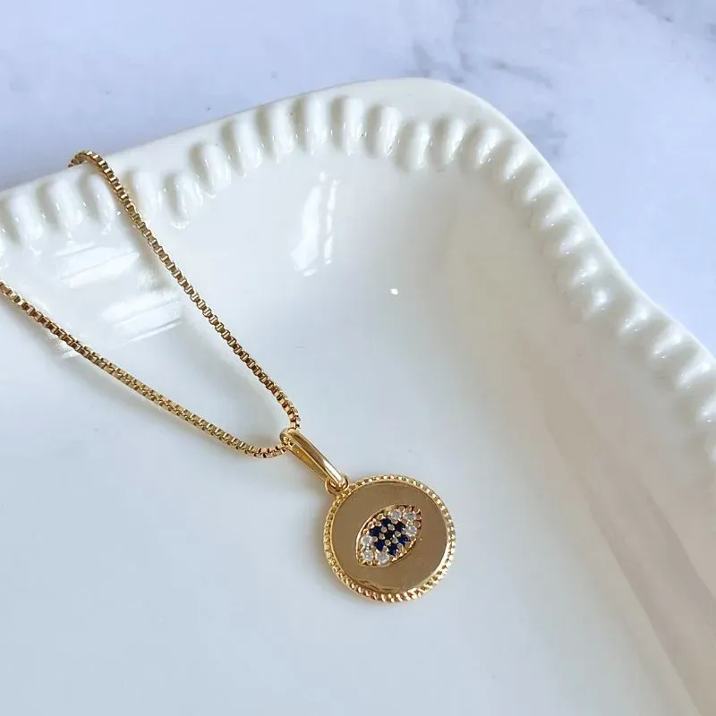 COLAR OLHO GREGO REDONDO