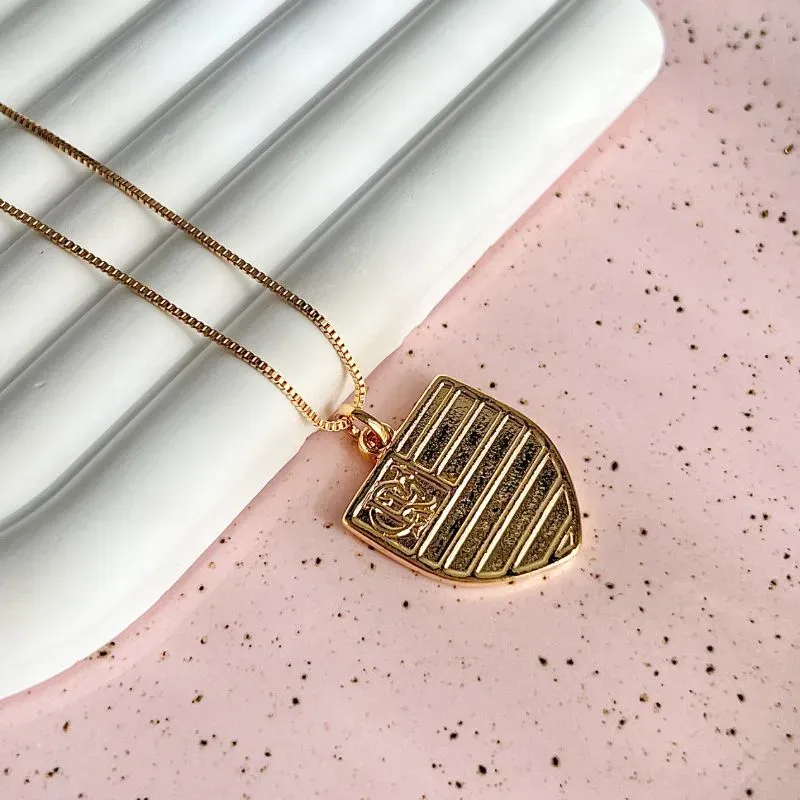 COLAR PINGENTE TIME FUTEBOL FLAMENGO - 60CM