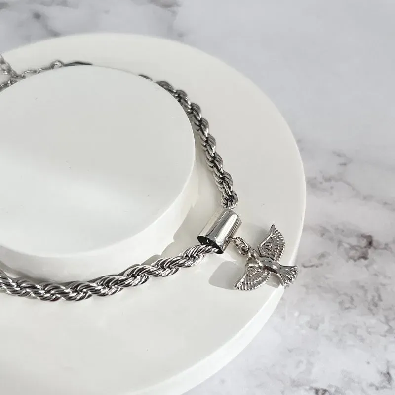 PULSEIRA CORDÃO BAIANO COM PINGENTE DO DIVINO ESPÍRITO SANTO