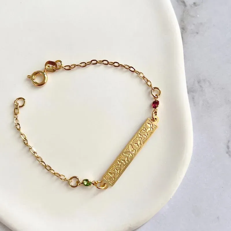 PULSEIRA PLACA BORBOLETAS