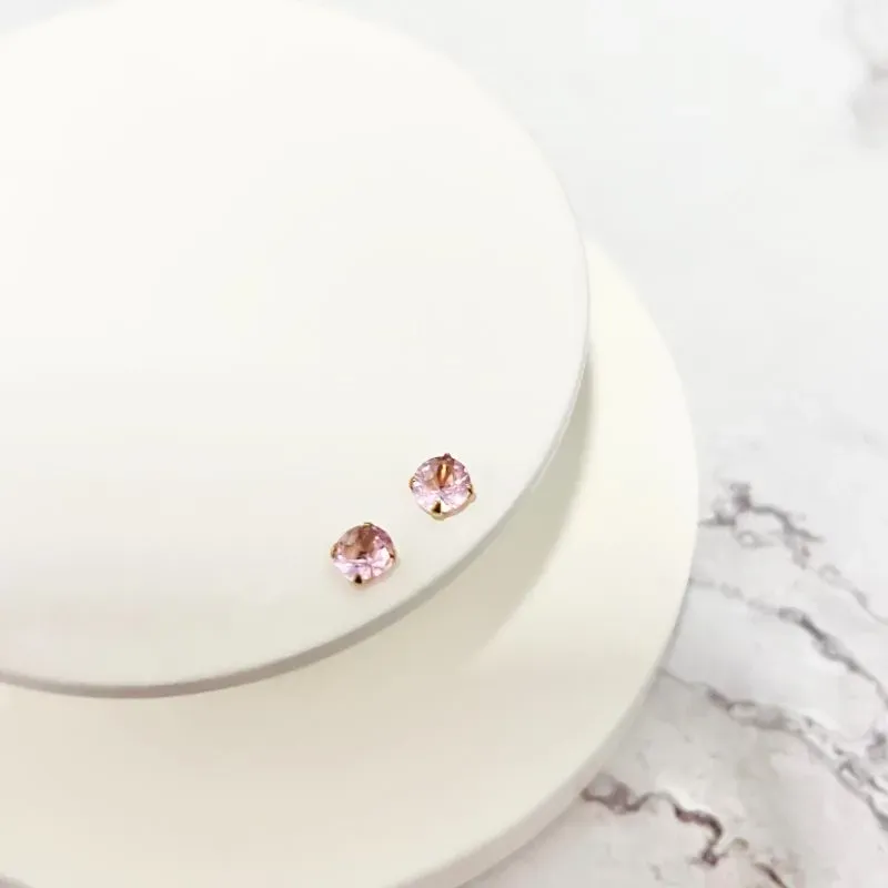 BRINCO PONTO DE LUZ ROSINHA 5MM