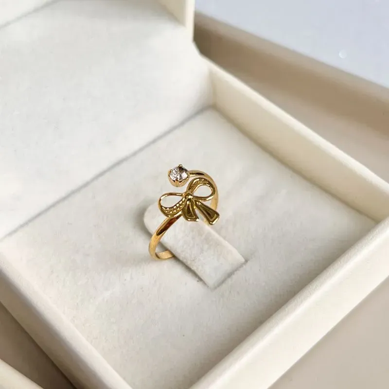 ANEL AJUSTÁVEL LAÇO E PONTO DE LUZ