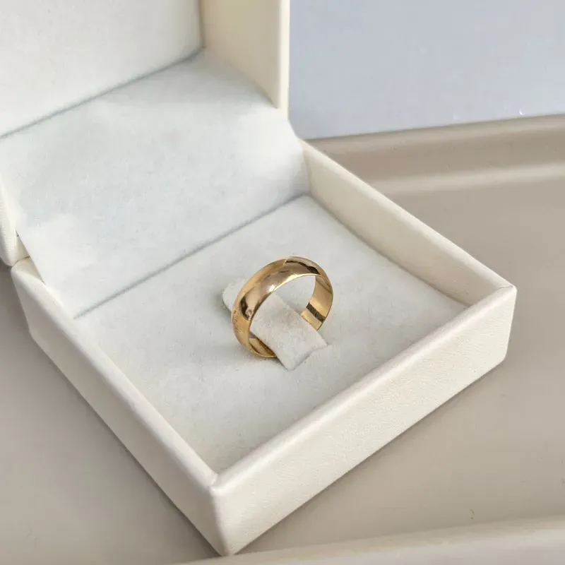 ANEL ALIANÇA TRADICIONAL RETA 5MM