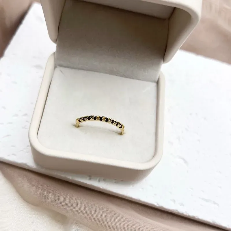 ANEL APARADOR ZIRCONIA PRETA