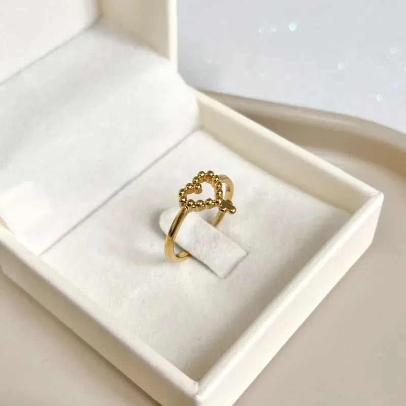 ANEL CORAÇÃO TERÇO