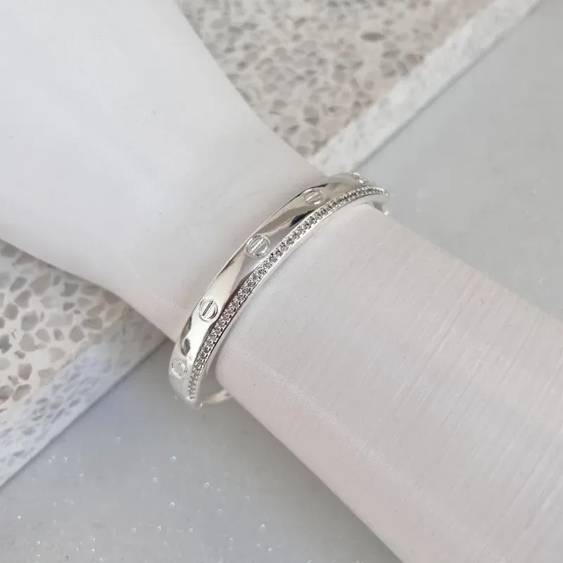 BRACELETE CARTIER COM FIO CRAVEJADO