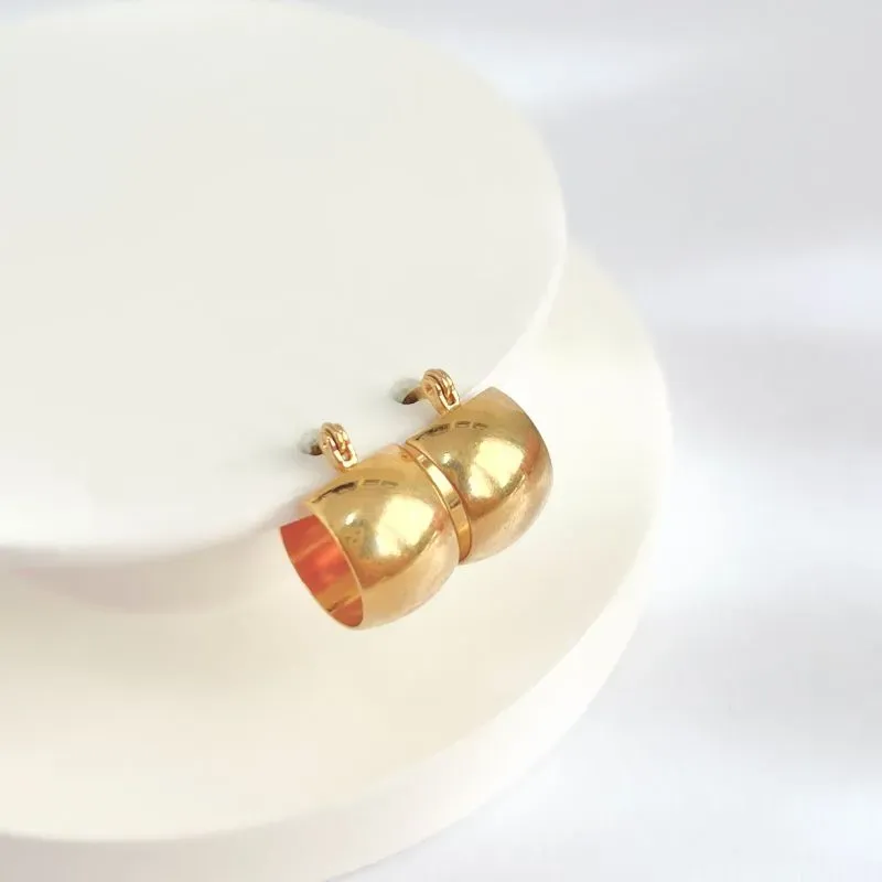 BRINCO ARGOLA ENCAIXE LARGA LISA