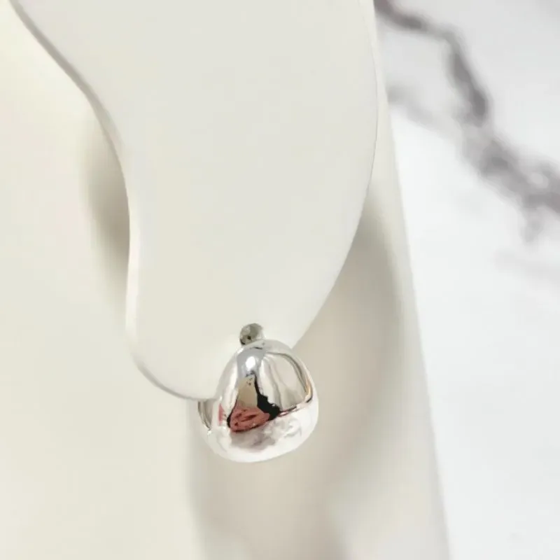 BRINCO ARGOLAS LISAS - BOLINHA