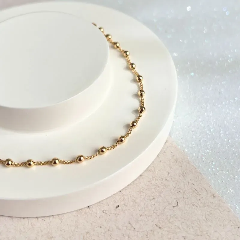 PULSEIRA INFANTIL GRUME COM BOLINHA DE 2,5MM