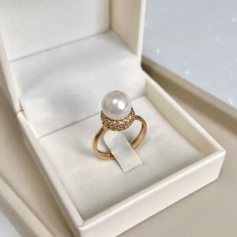 ANEL CRAVEJADO E PÉROLA