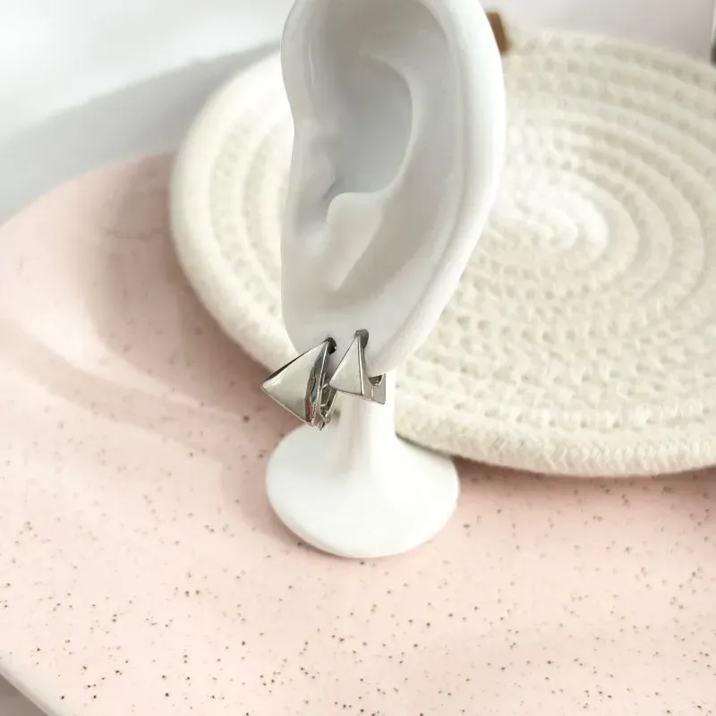 DUPLA ARGOLA TRIÂNGULO LISO