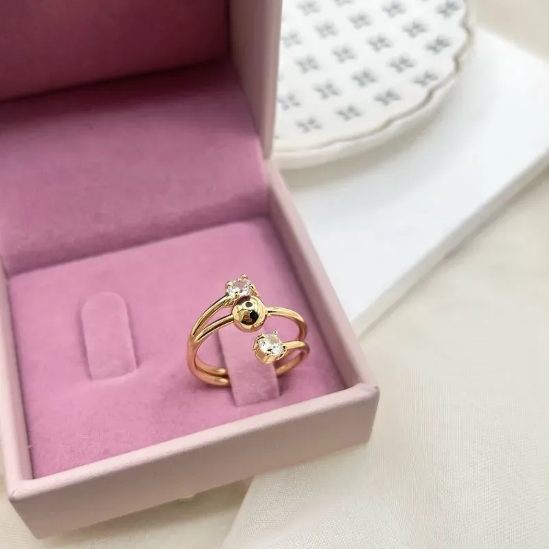 ANEL 2 PONTOS DE LUZ E BOLA