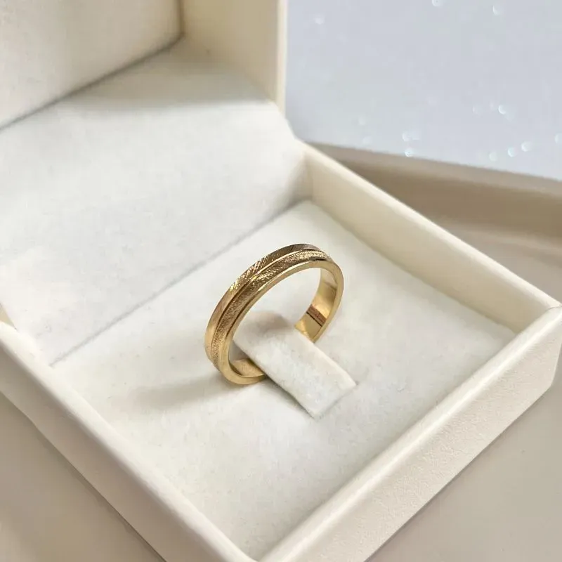 ANEL ALIANÇA FRISO E TRABALHADA