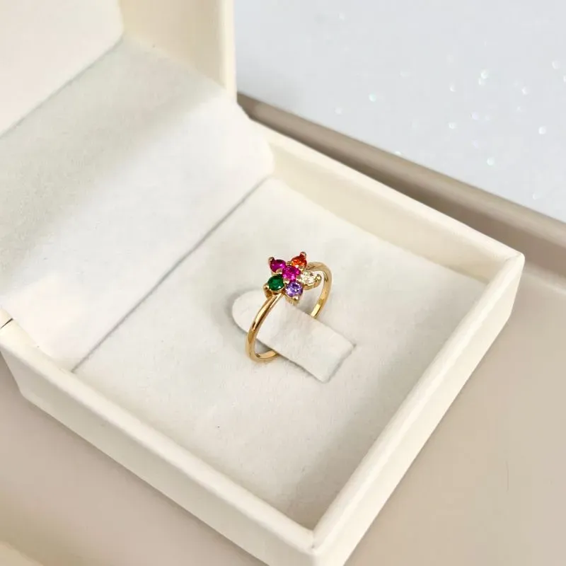 ANEL FLOR MULTICOLOR