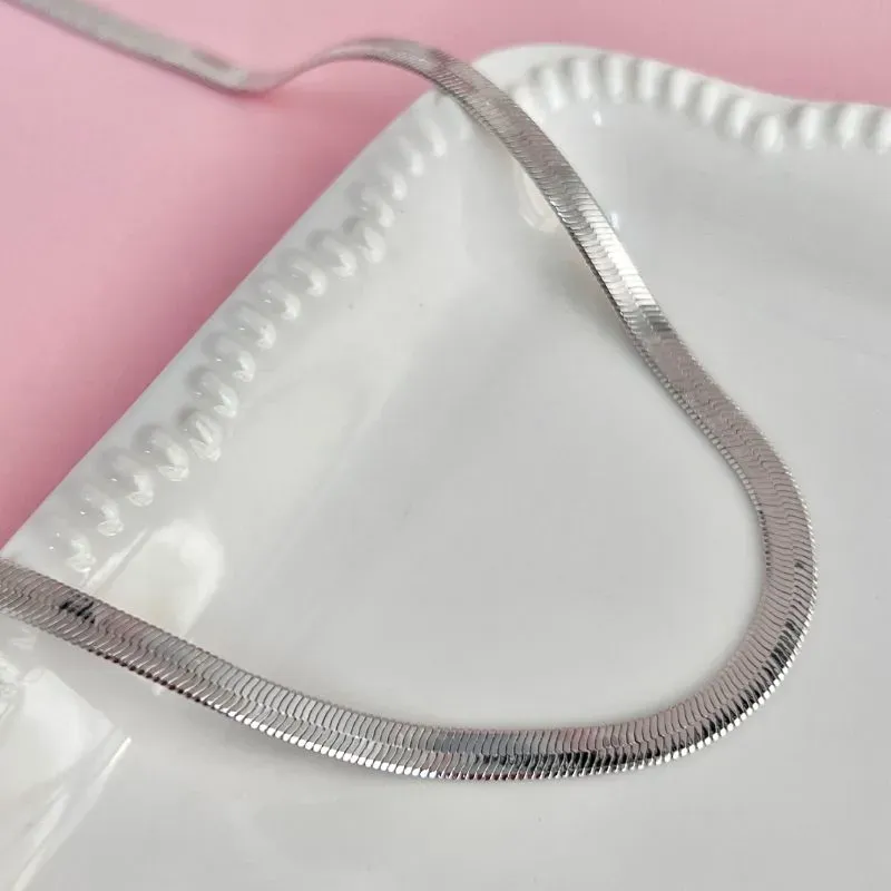 COLAR CHOKER FITA ITALIANA 4MM - 45CM