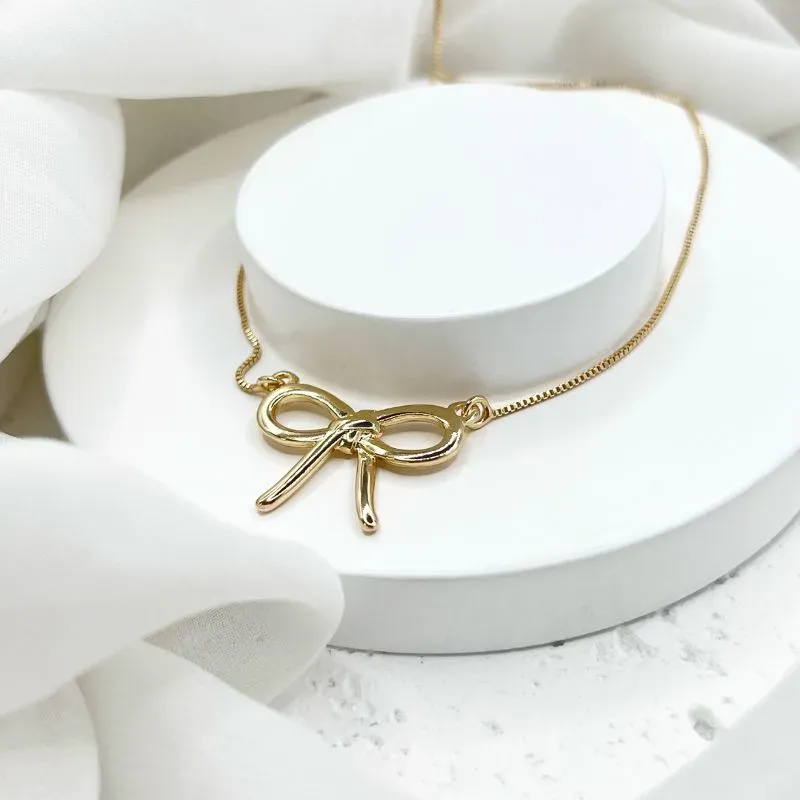 COLAR COM LAÇO LISO 45CM