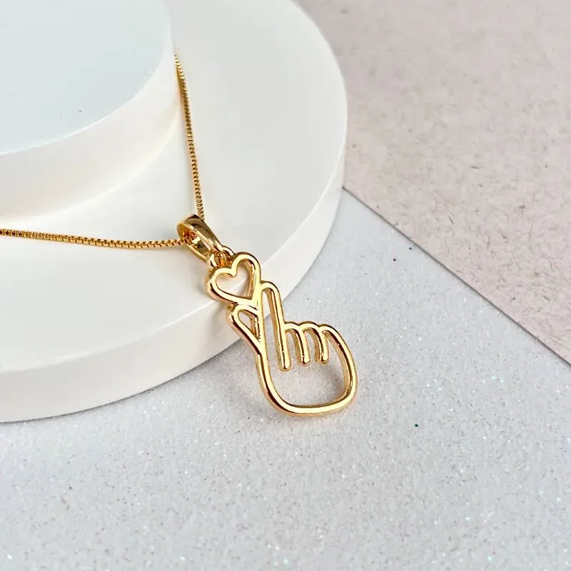 COLAR PINGENTE CORAÇÃO DORAMA