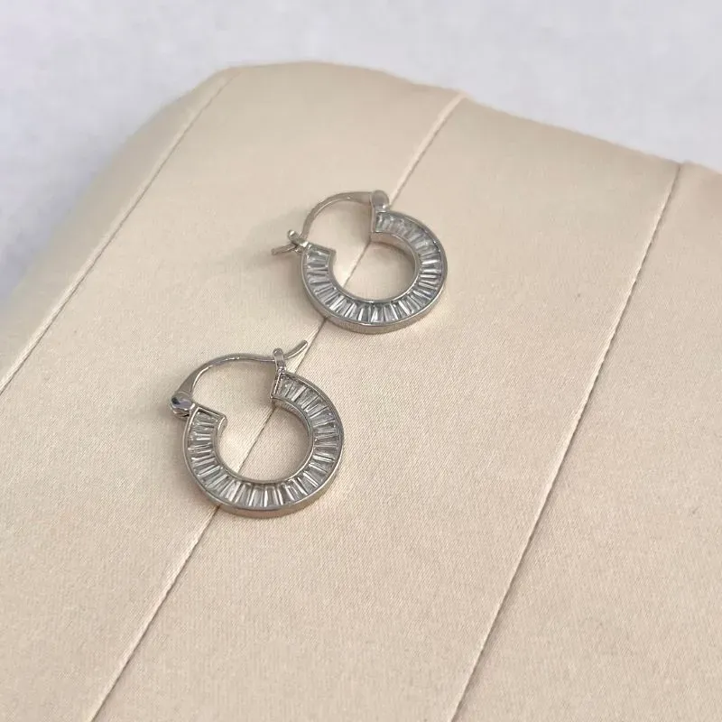 BRINCO ARGOLA BAGUETES COM ENCAIXE ITALIANO