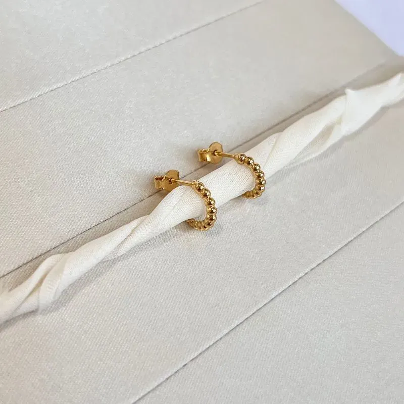 BRINCO MINI ARGOLA PINO BOLINHAS