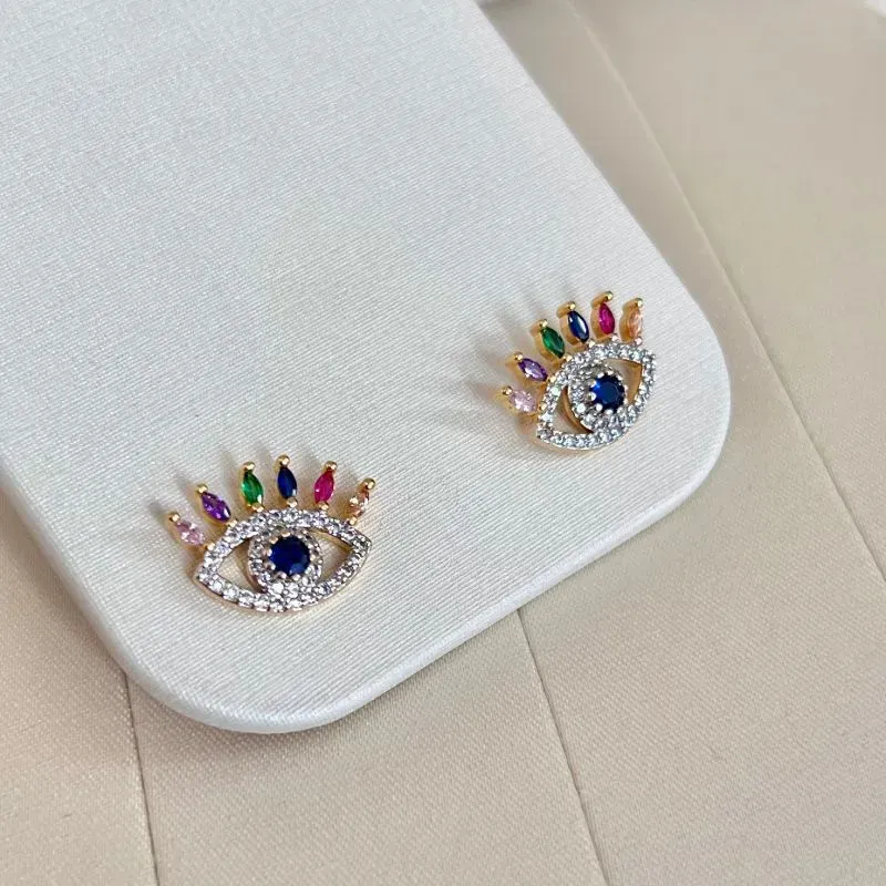 BRINCO PINO OLHO GREGO ZIRCONIAS