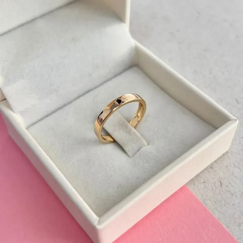 ANEL CORAÇÃO COM BETUME