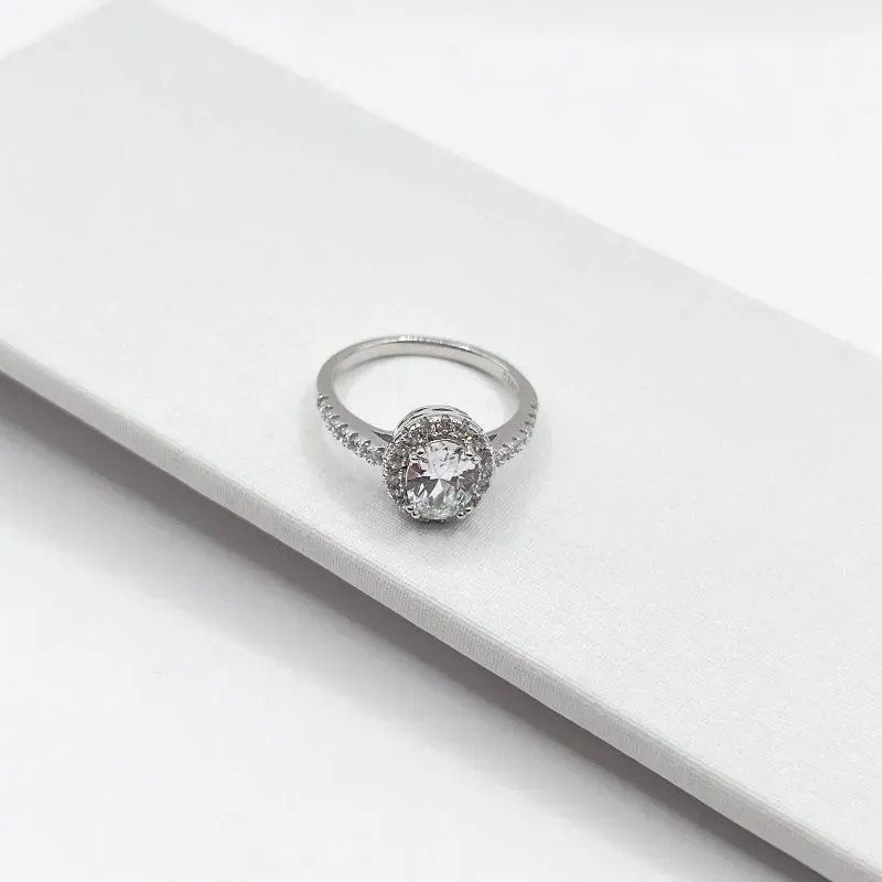 ANEL PRATA925 SOLITÁRIO PRINCESA