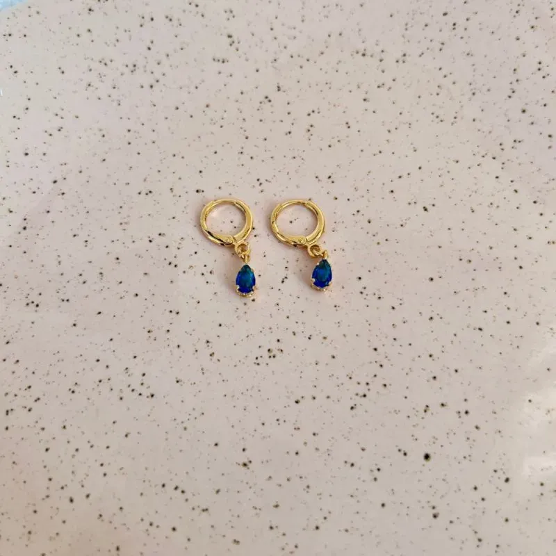 BRINCO ARGOLA CLICK GOTA AZUL