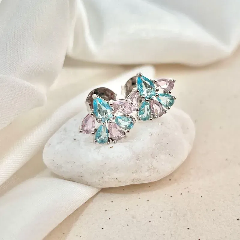 BRINCO LEQUE GOTAS AQUA\KUNZITA