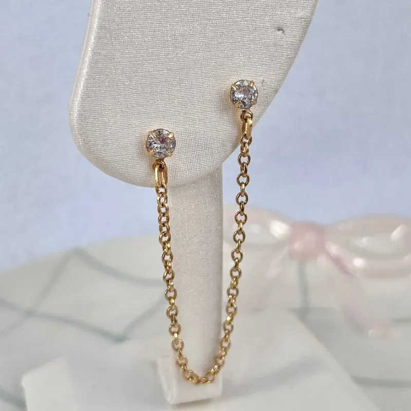 BRINCO PONTO DE LUZ COM CORRENTE PARA 2 FUROS